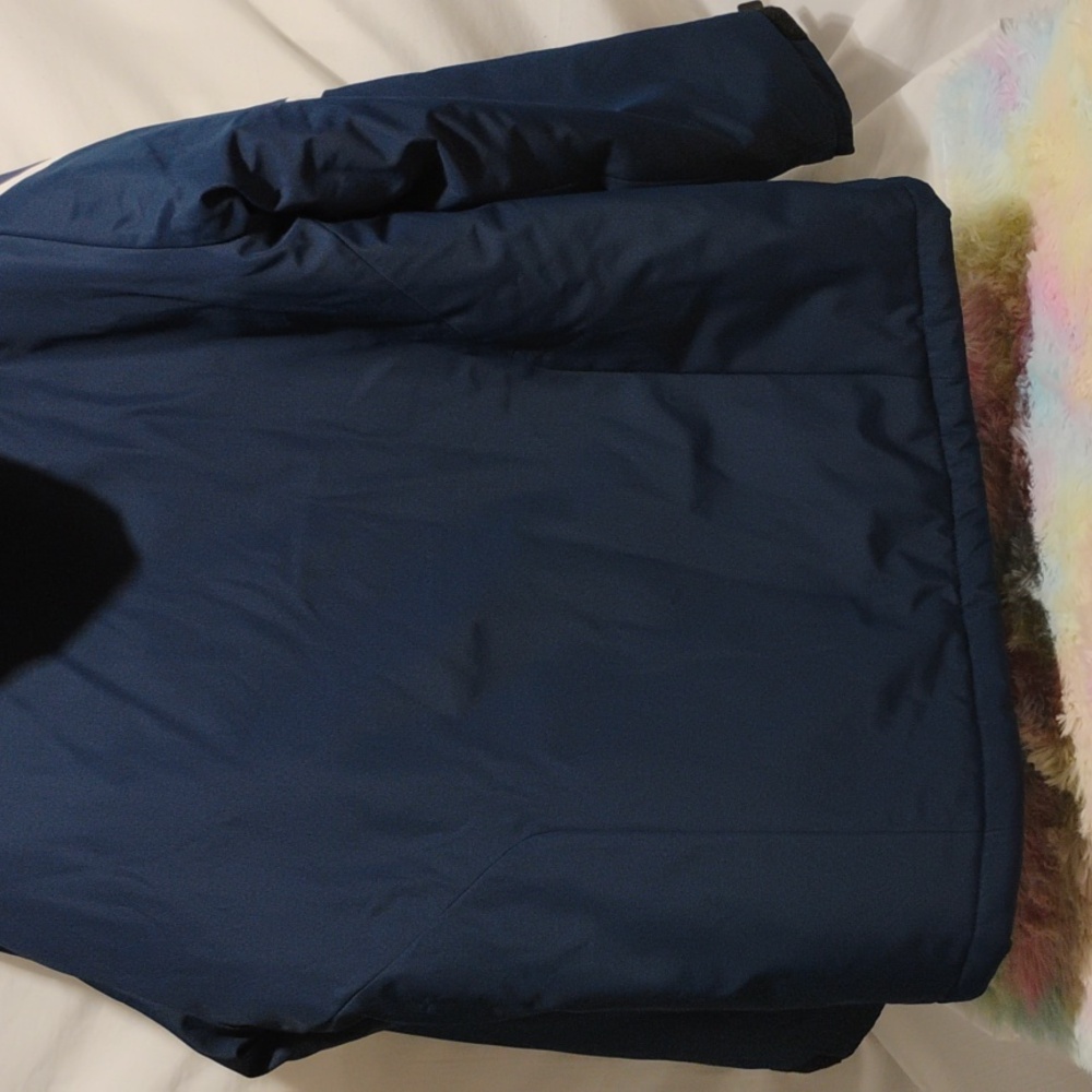SALE! RARE! NWOT ADIDAS Notre Dame Climaproof Winter Y2K Coat Velcro/Zip Sz.L - Picture 9 of 15